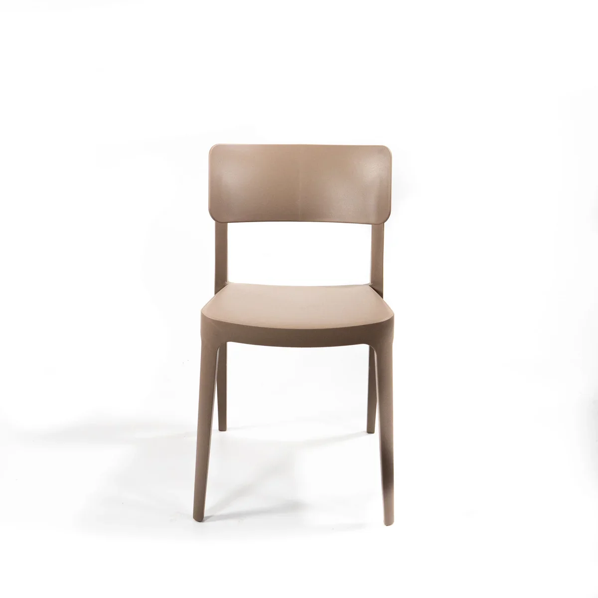 Feros Wing Chair Sand Beige, Stapelstuhl Kunststoff - Image 4