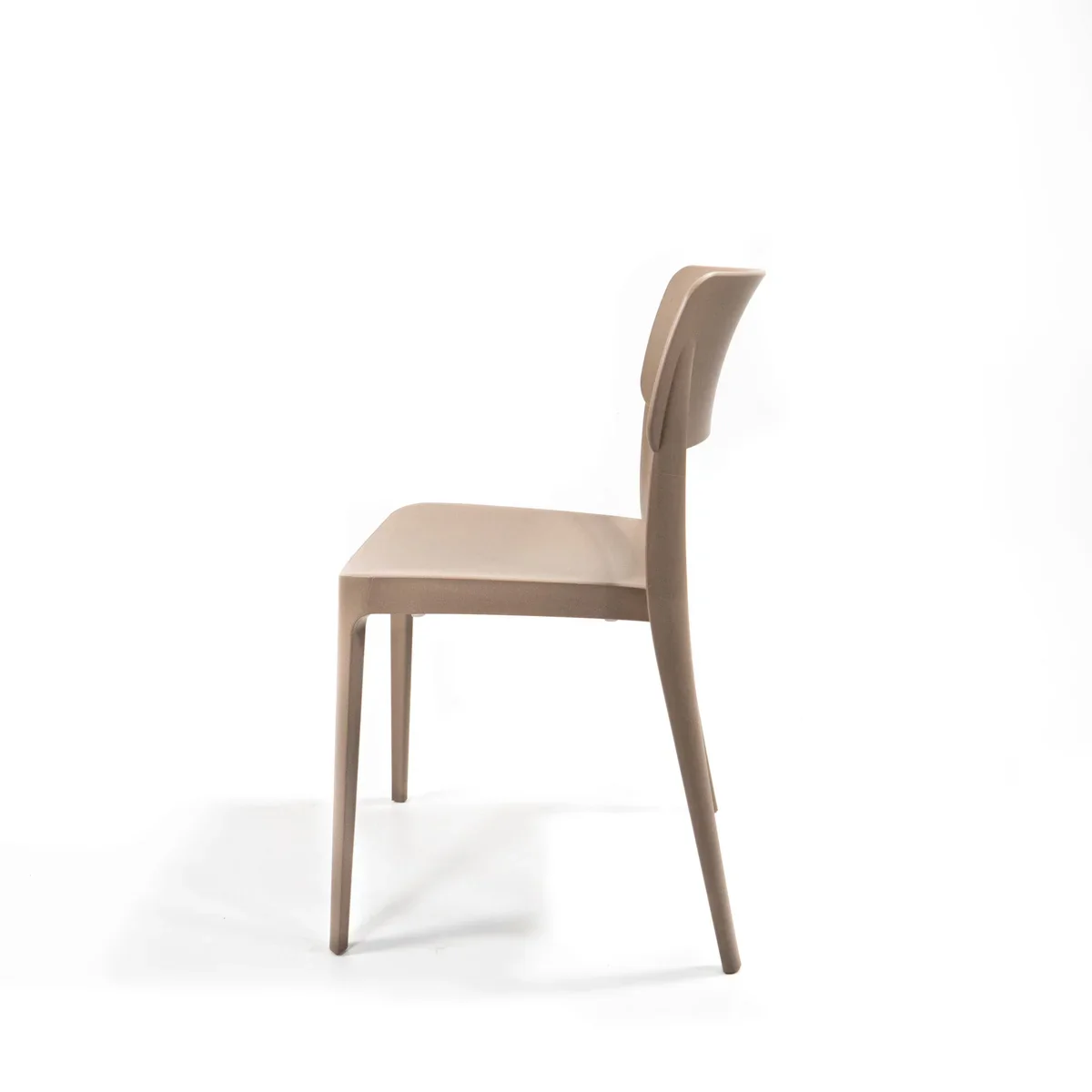Feros Wing Chair Sand Beige, Stapelstuhl Kunststoff - Image 5