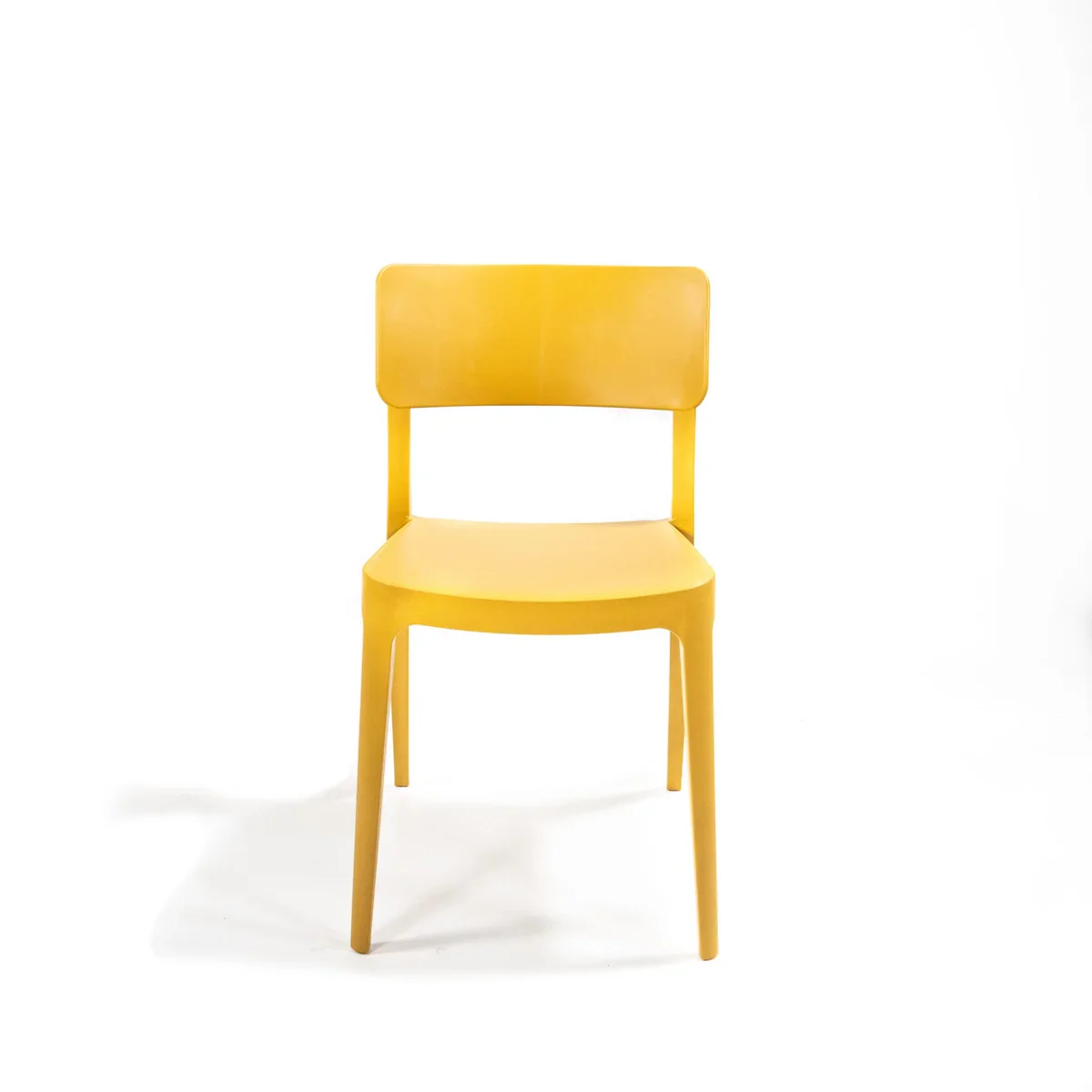 Feros Wing Chair Senf, Stapelstuhl Kunststoff - Image 4