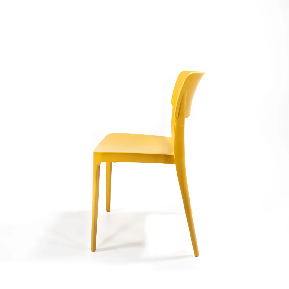 Feros Wing Chair Senf, Stapelstuhl Kunststoff - Image 5